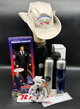 President Ronald Reagan & Airforce One Memorabilia