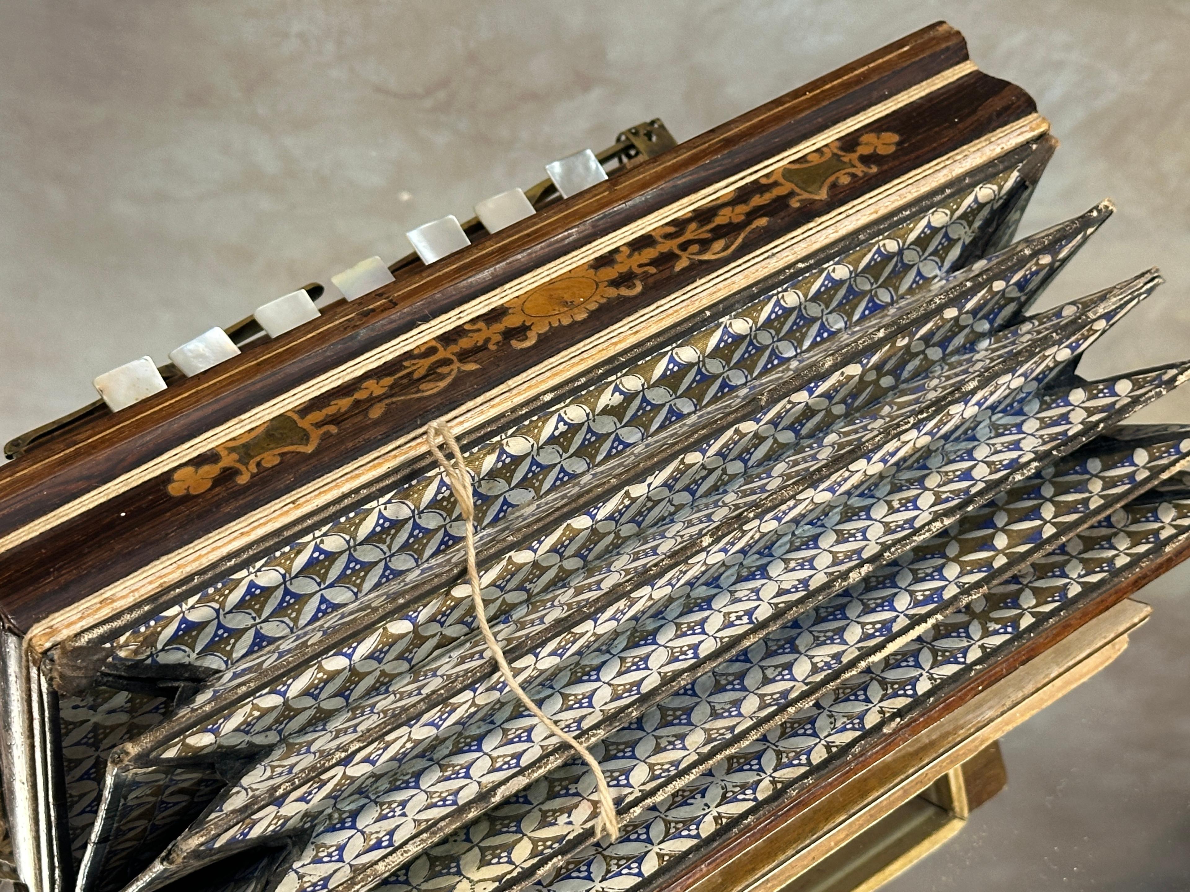 19th Century Flutina Accordion