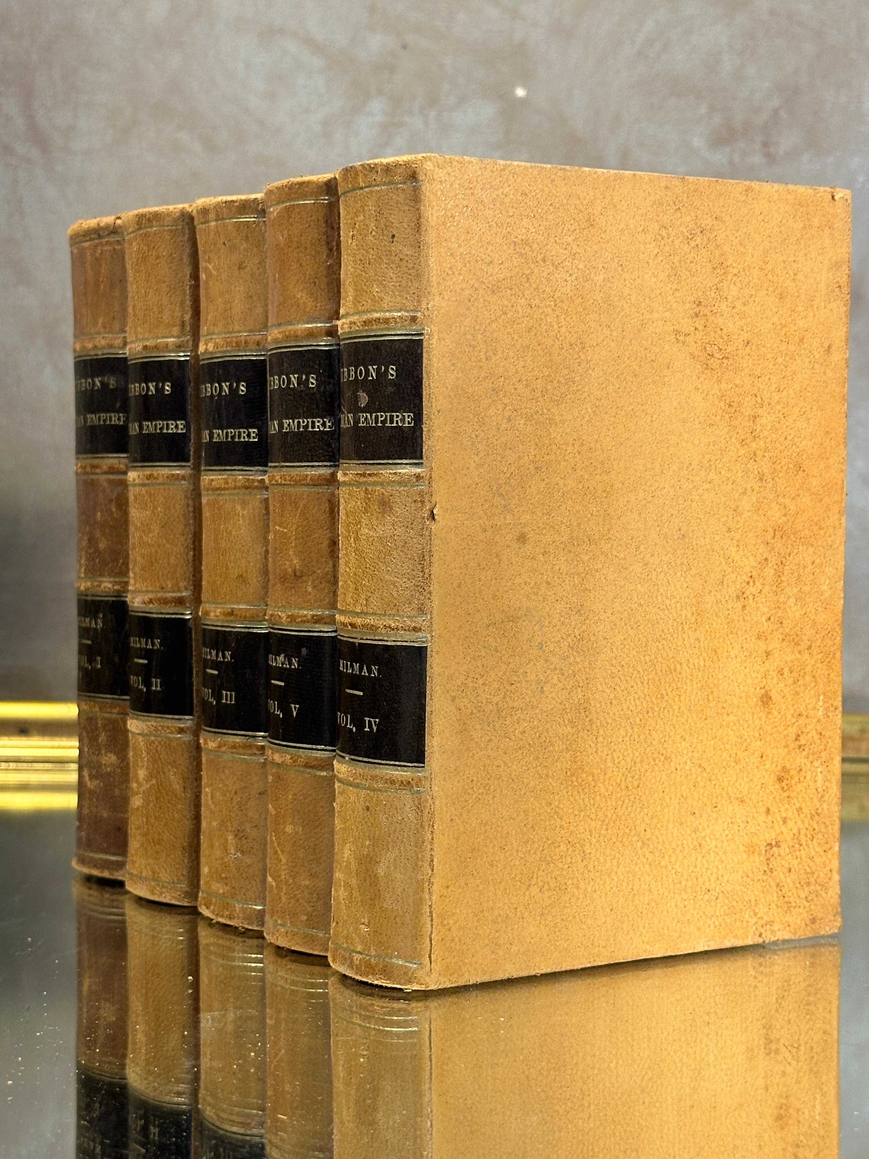 Gibbon's Roman Empire Vol I,II,III,V and IV