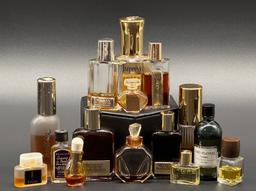 Assortment of Vintage Perfume and Cologne Bottles