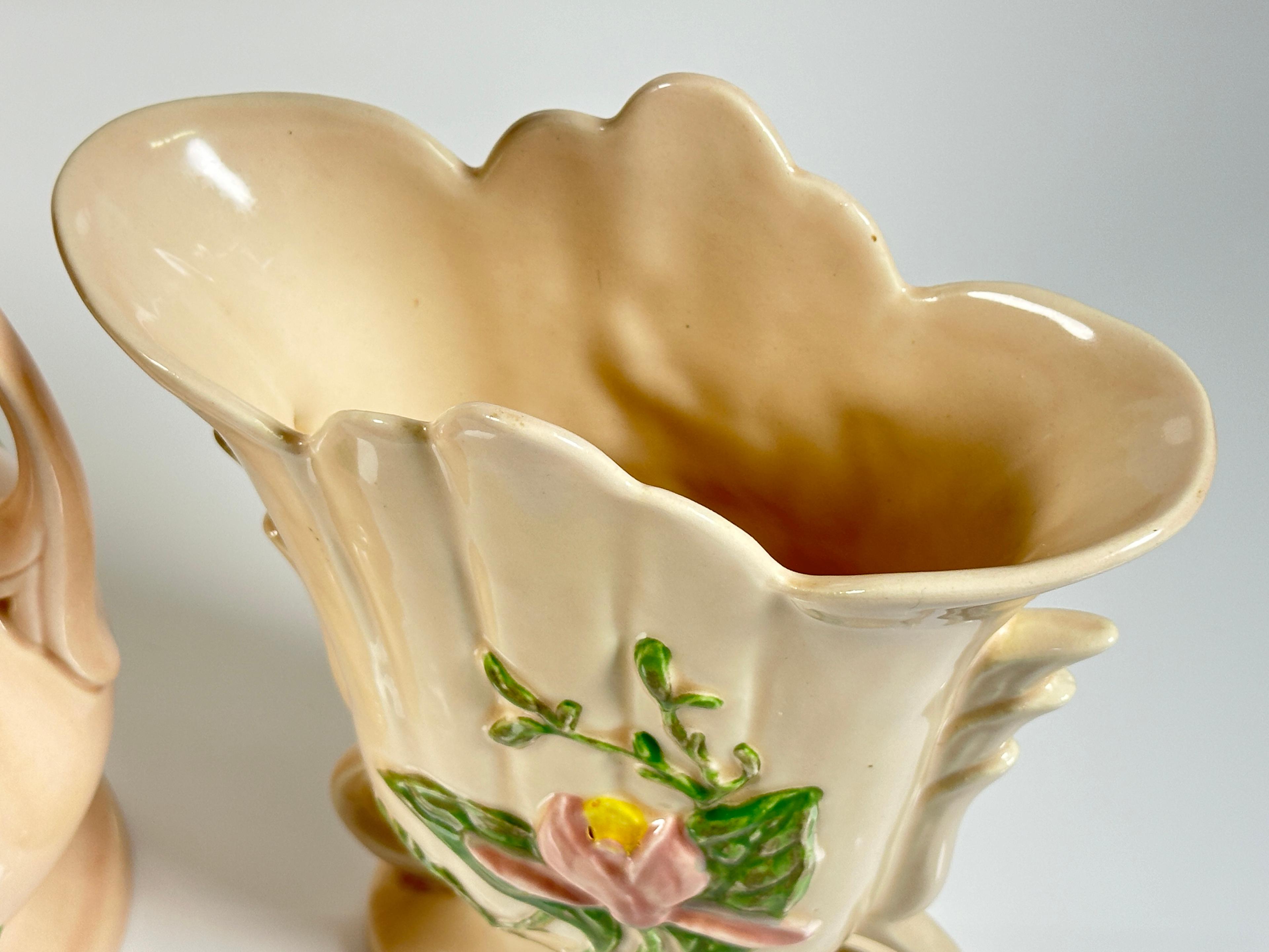 Hull Gloss Pottery Vases