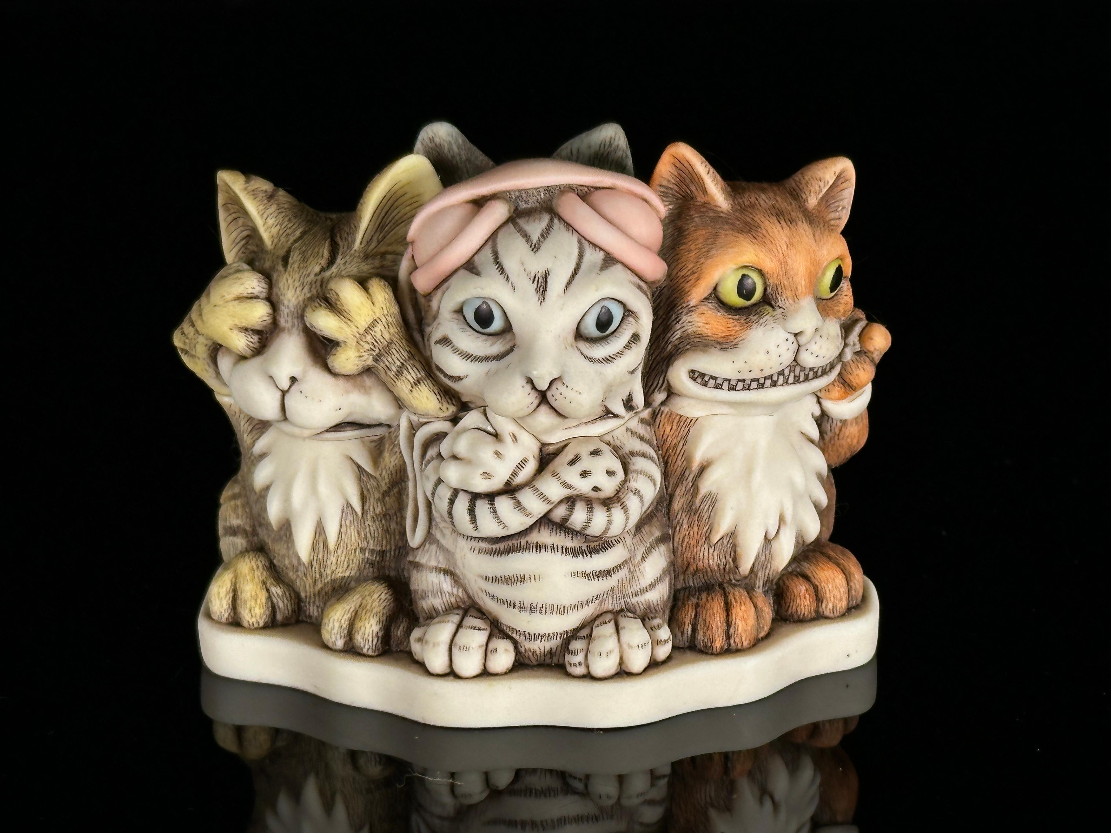 Three Harmony Kingdom Treasure Jests Figures