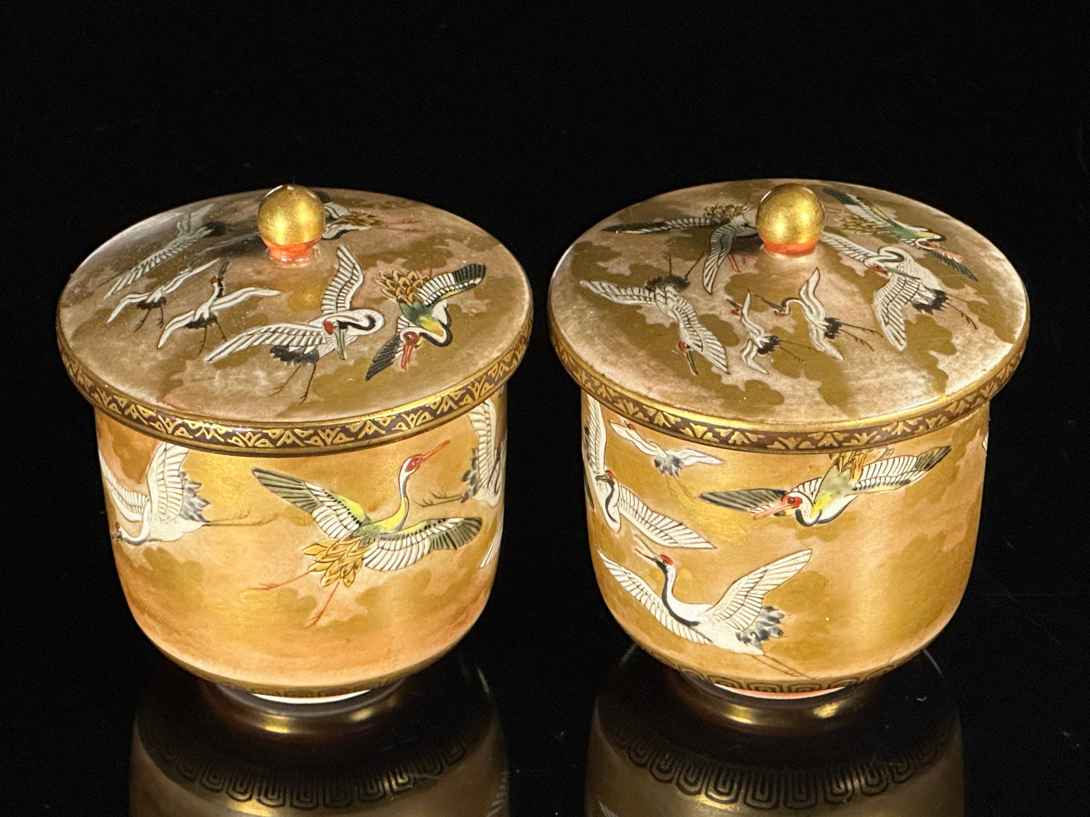 Pair of Satsuma Jars