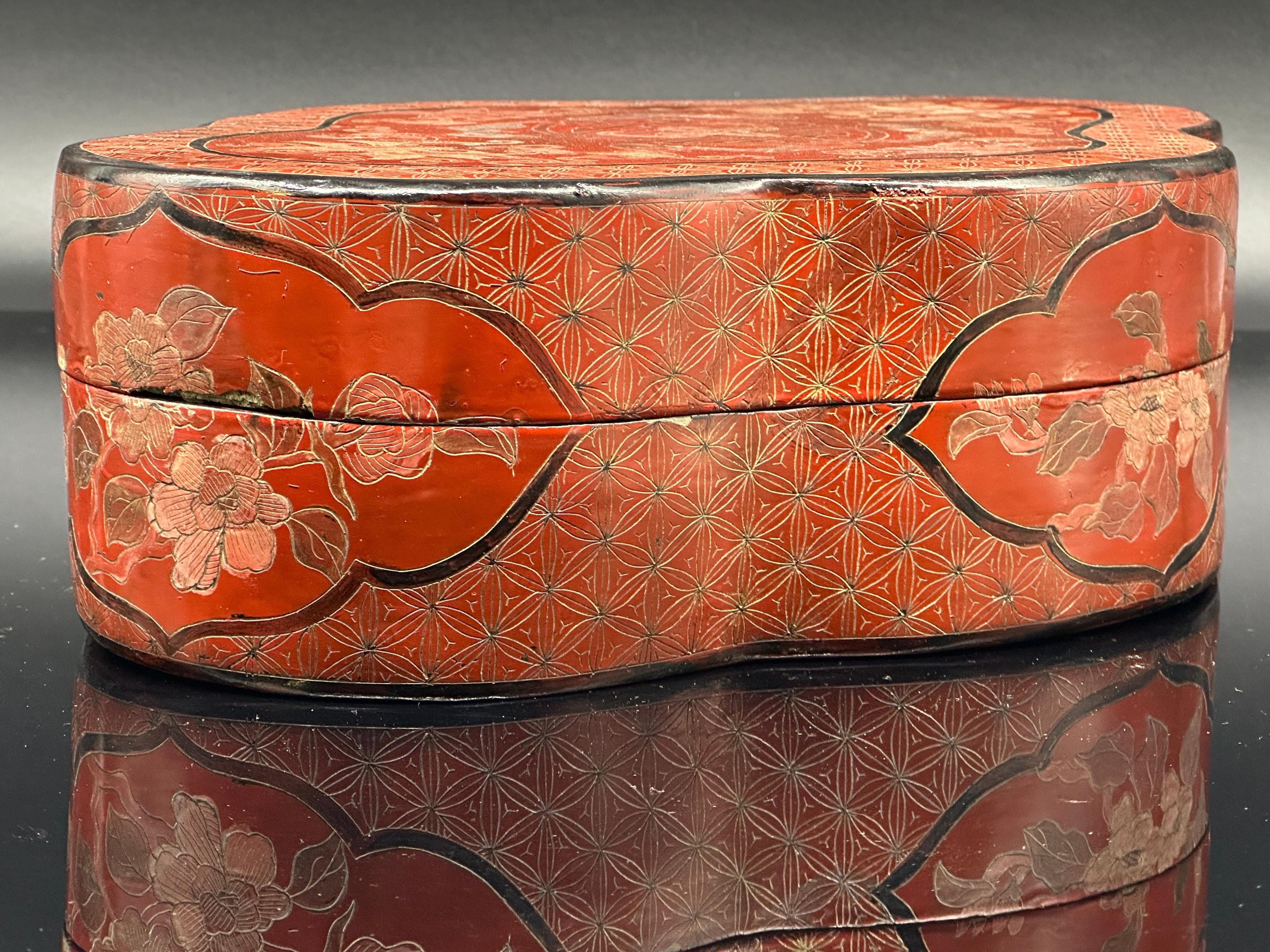 Chinese Antique Lacquered Box