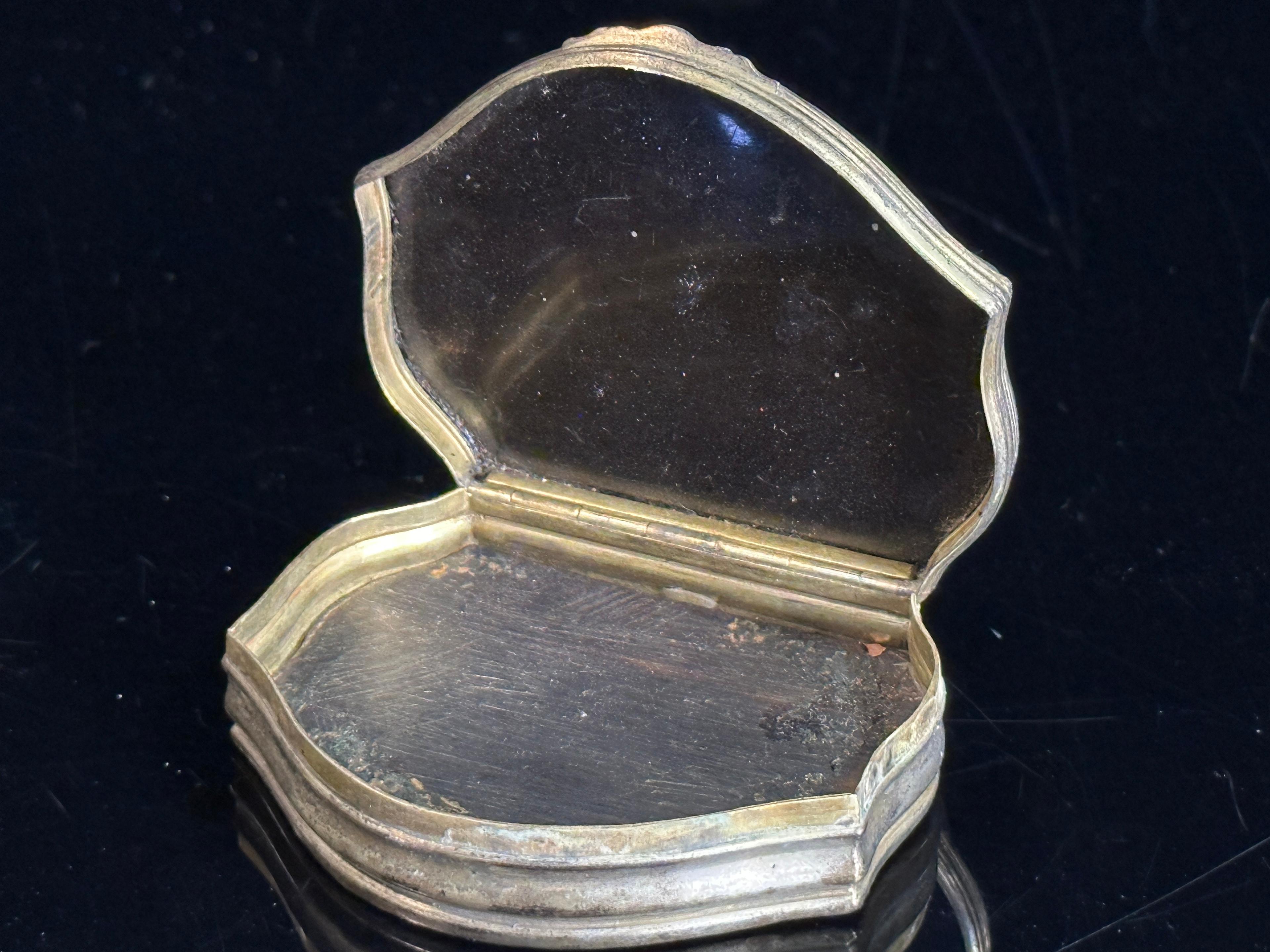 French Reverse Painted Box