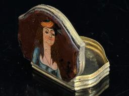 French Reverse Painted Box