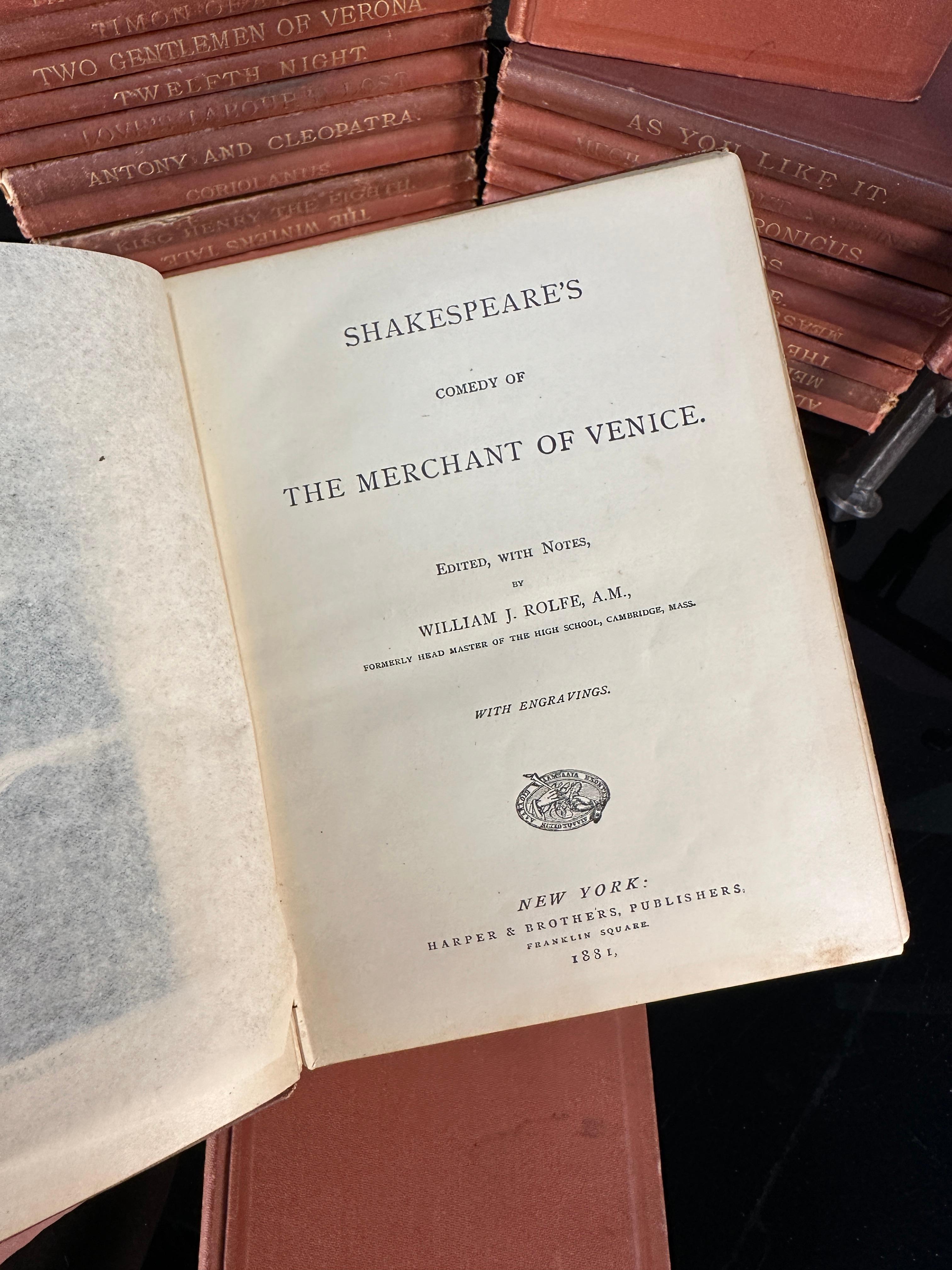 Works of Shakespeare Edited by William J. Rolfe