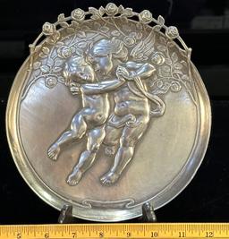 Art Nouveau ‘WMF’ ‘Cherubs’ Wall Hanging