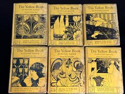 Art Nouveau Classic "The Yellow Book" An Illustrated Quarterly Set of 6