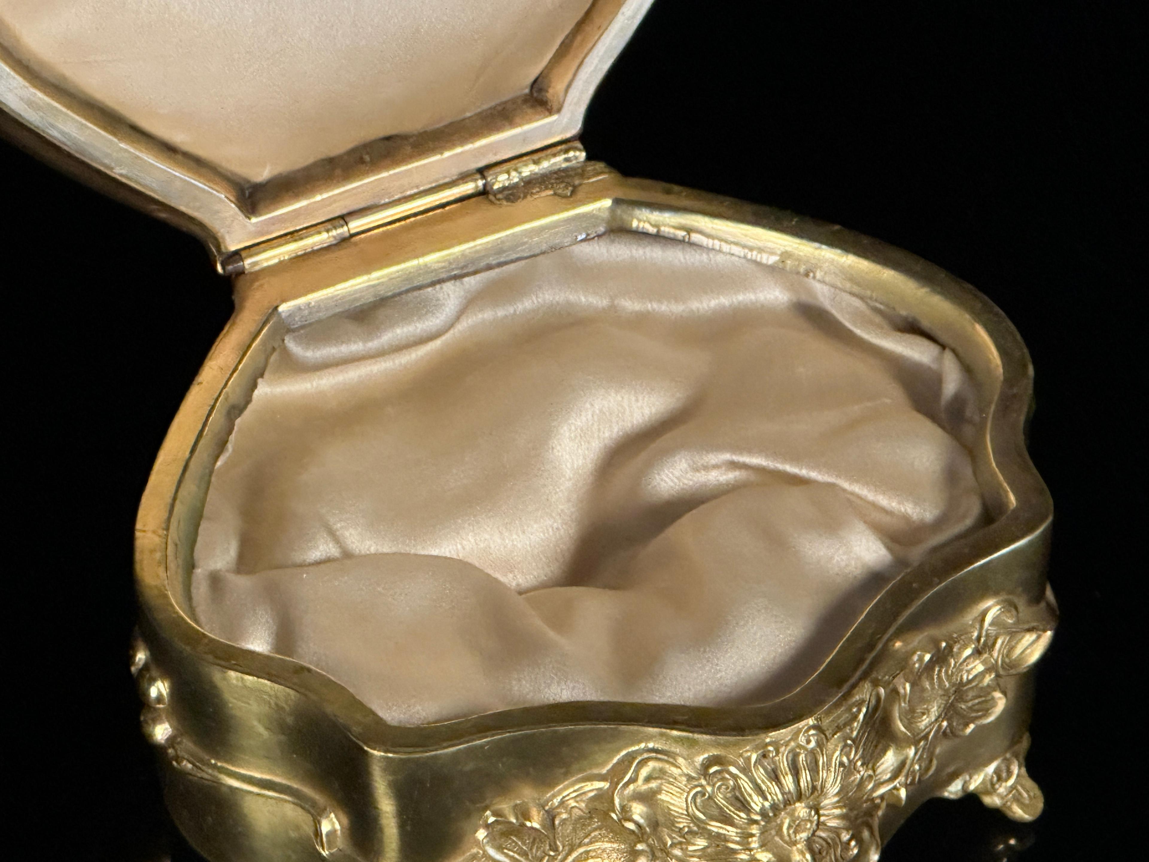 Art Nouveau Jewelry Casket