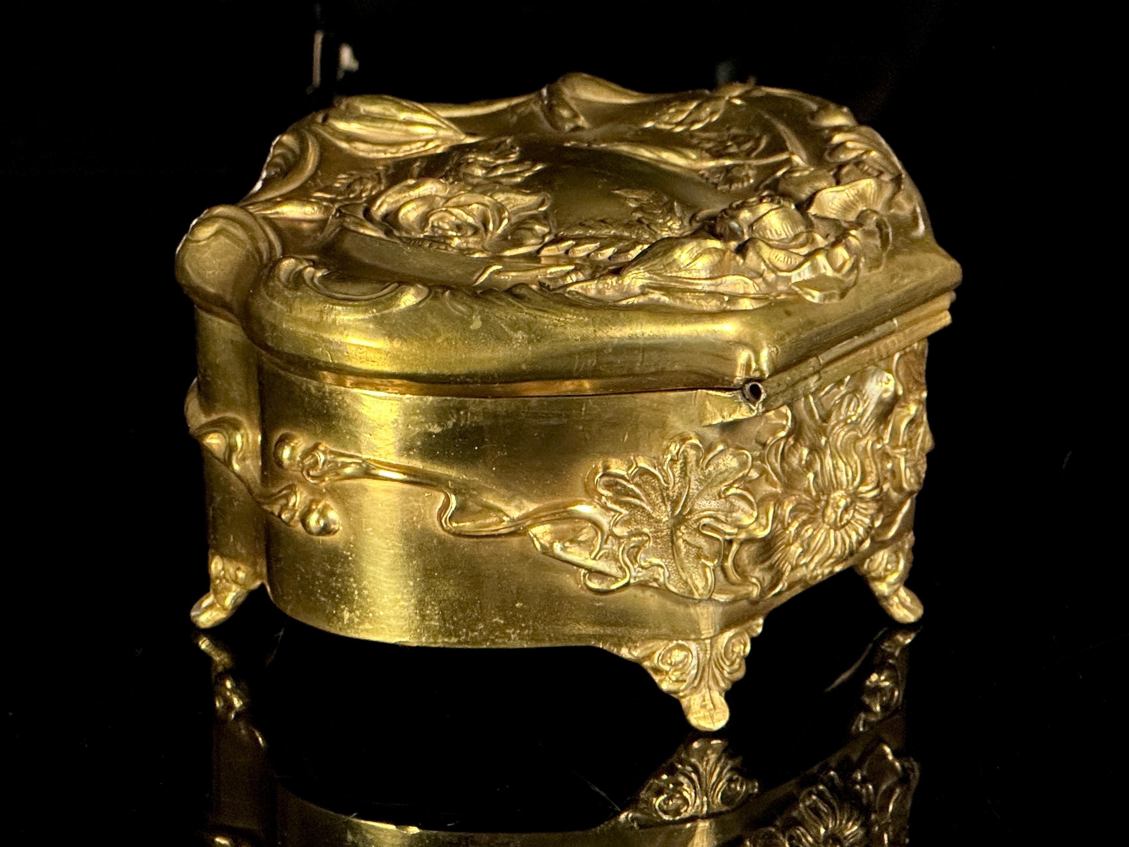 Art Nouveau Jewelry Casket