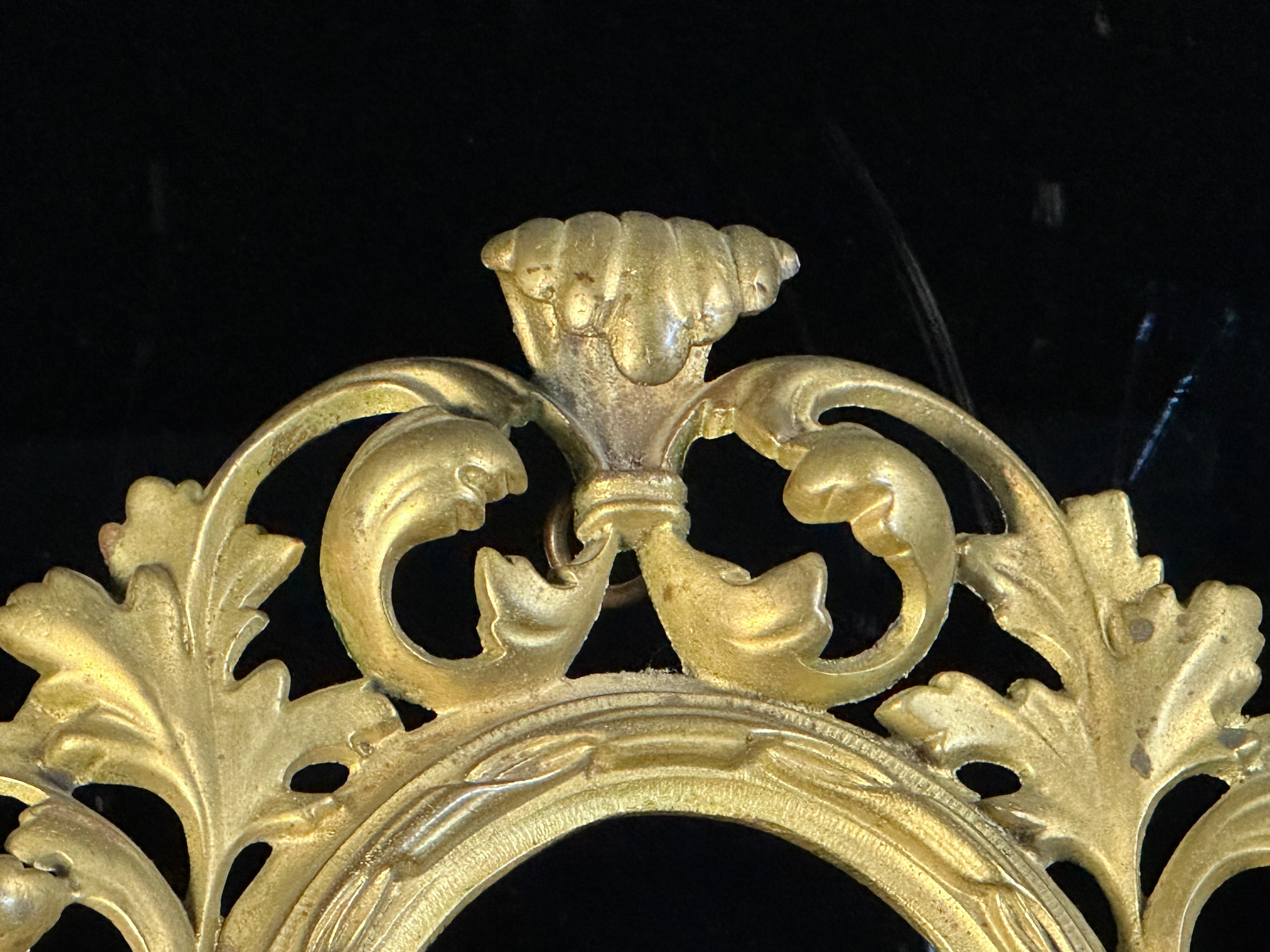 Art Nouveau Gold Toned Frame