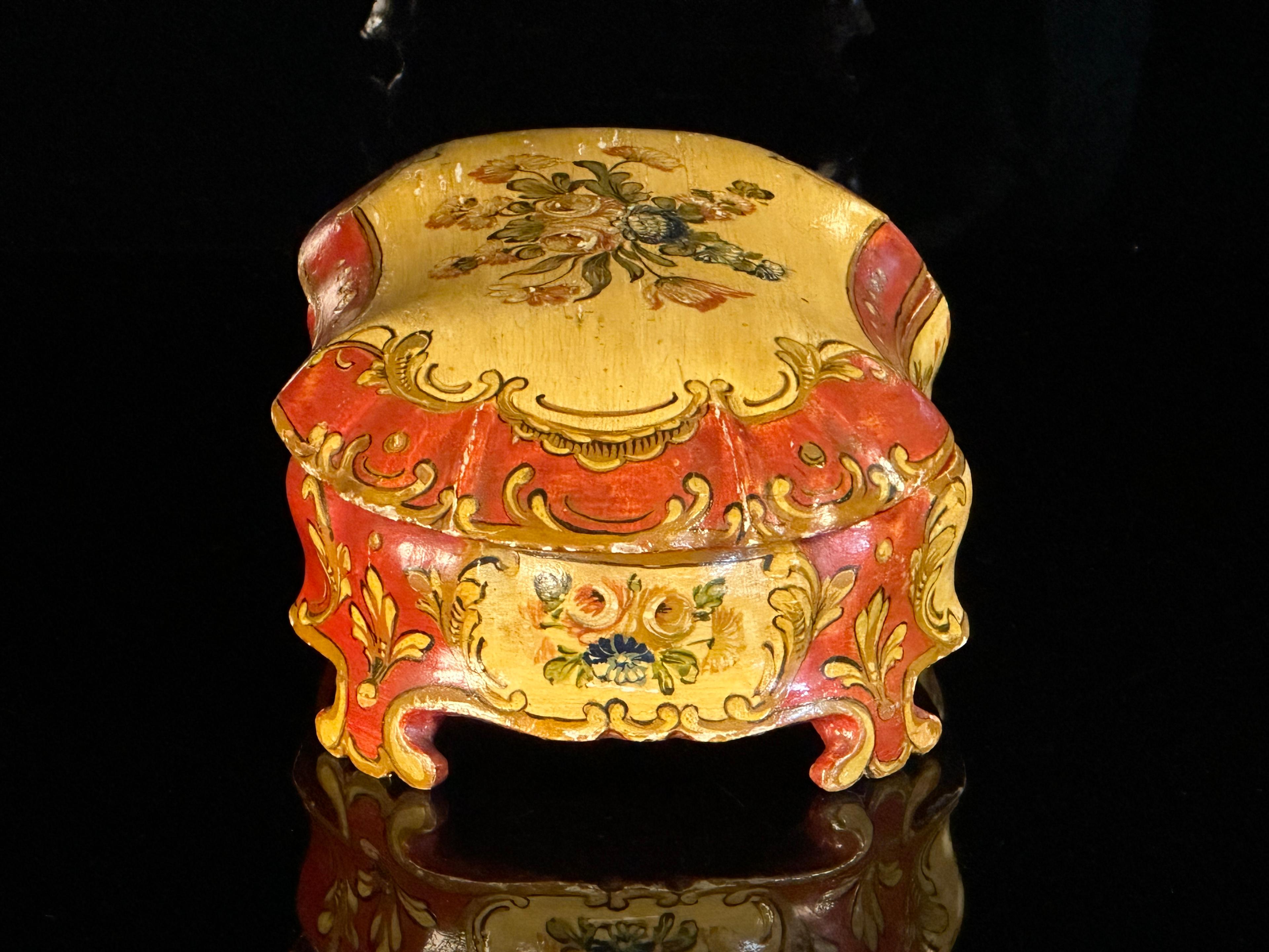 Italian Hand Painted Florentine Box