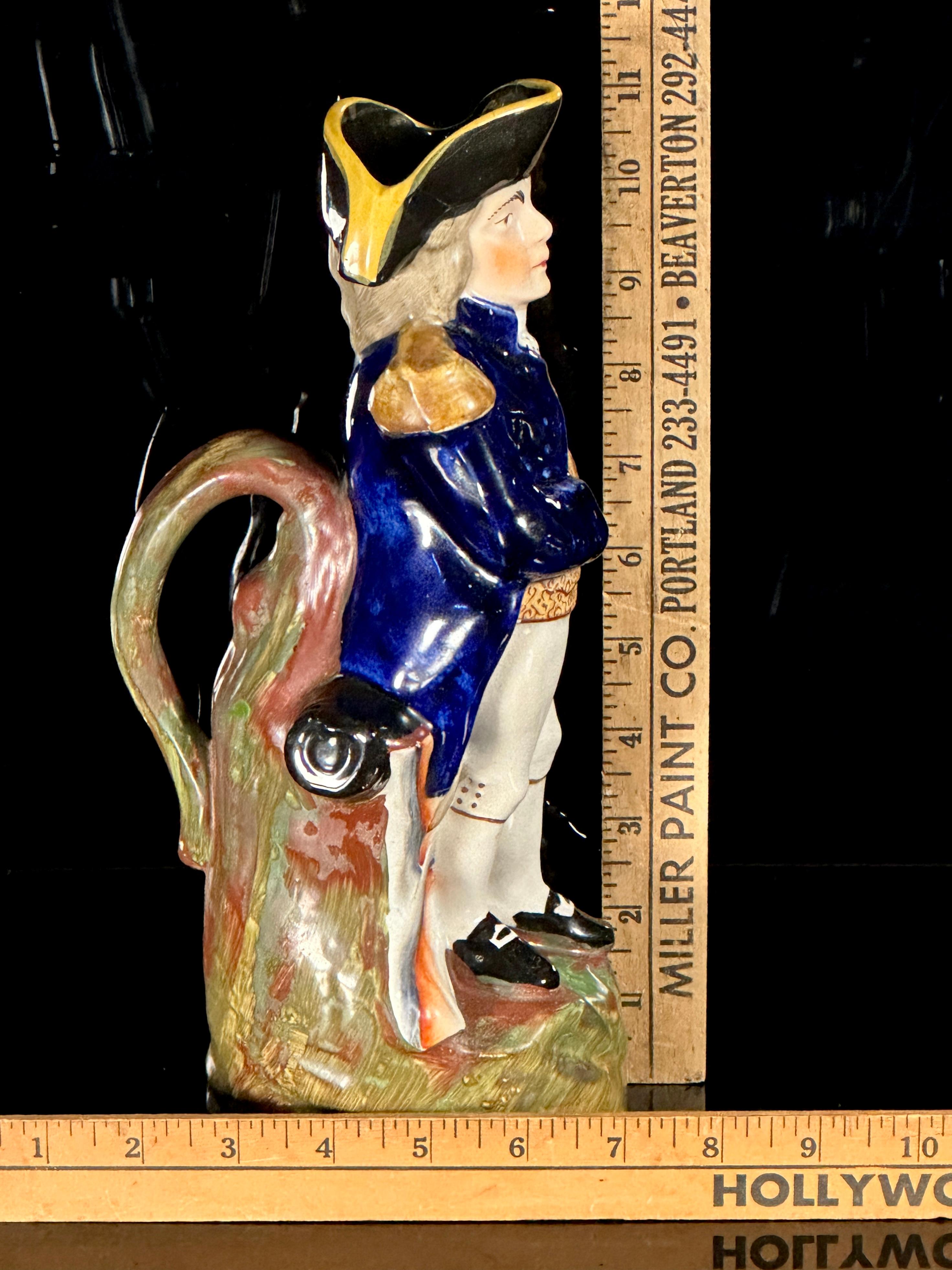 English Staffordshire Toby Pitcher