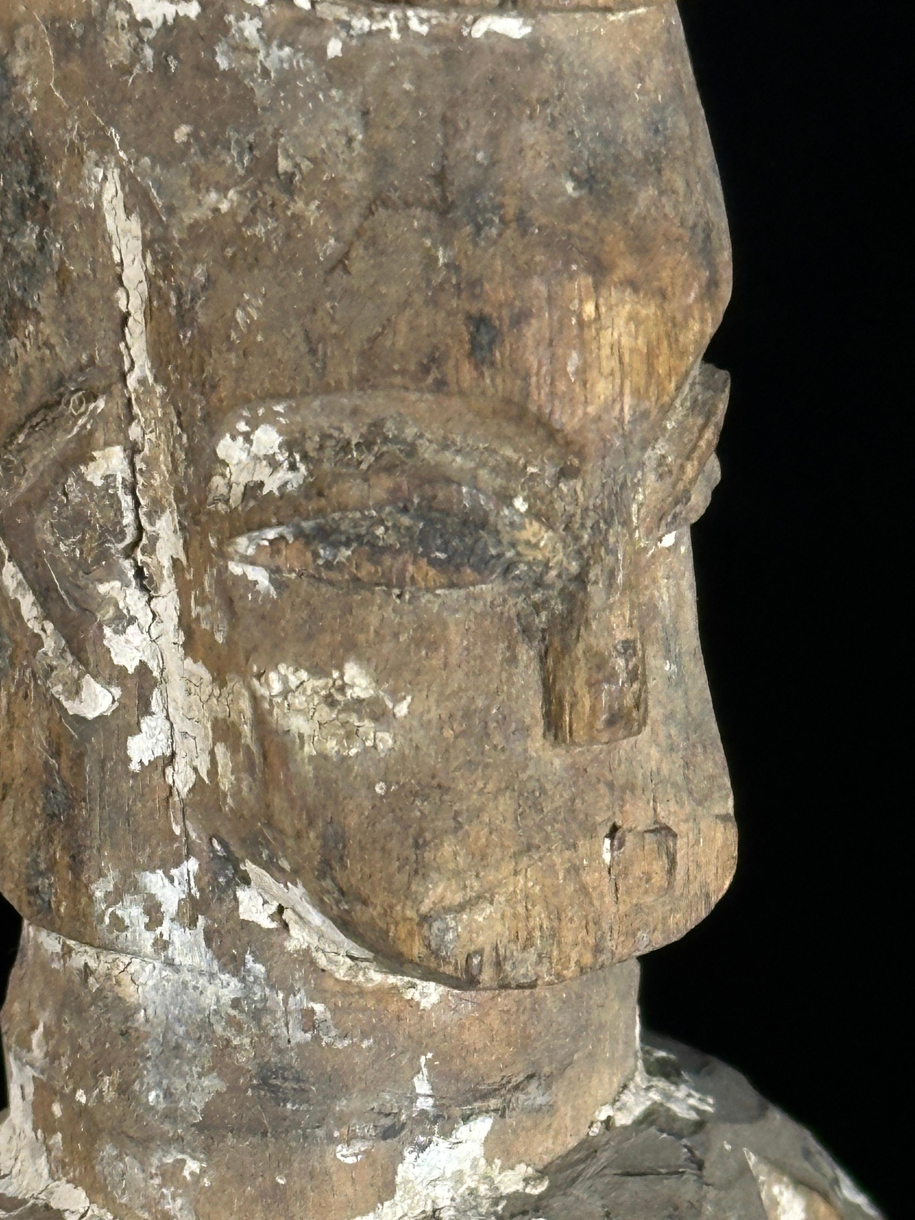 Primitive Carved Wood Ethnic Figure