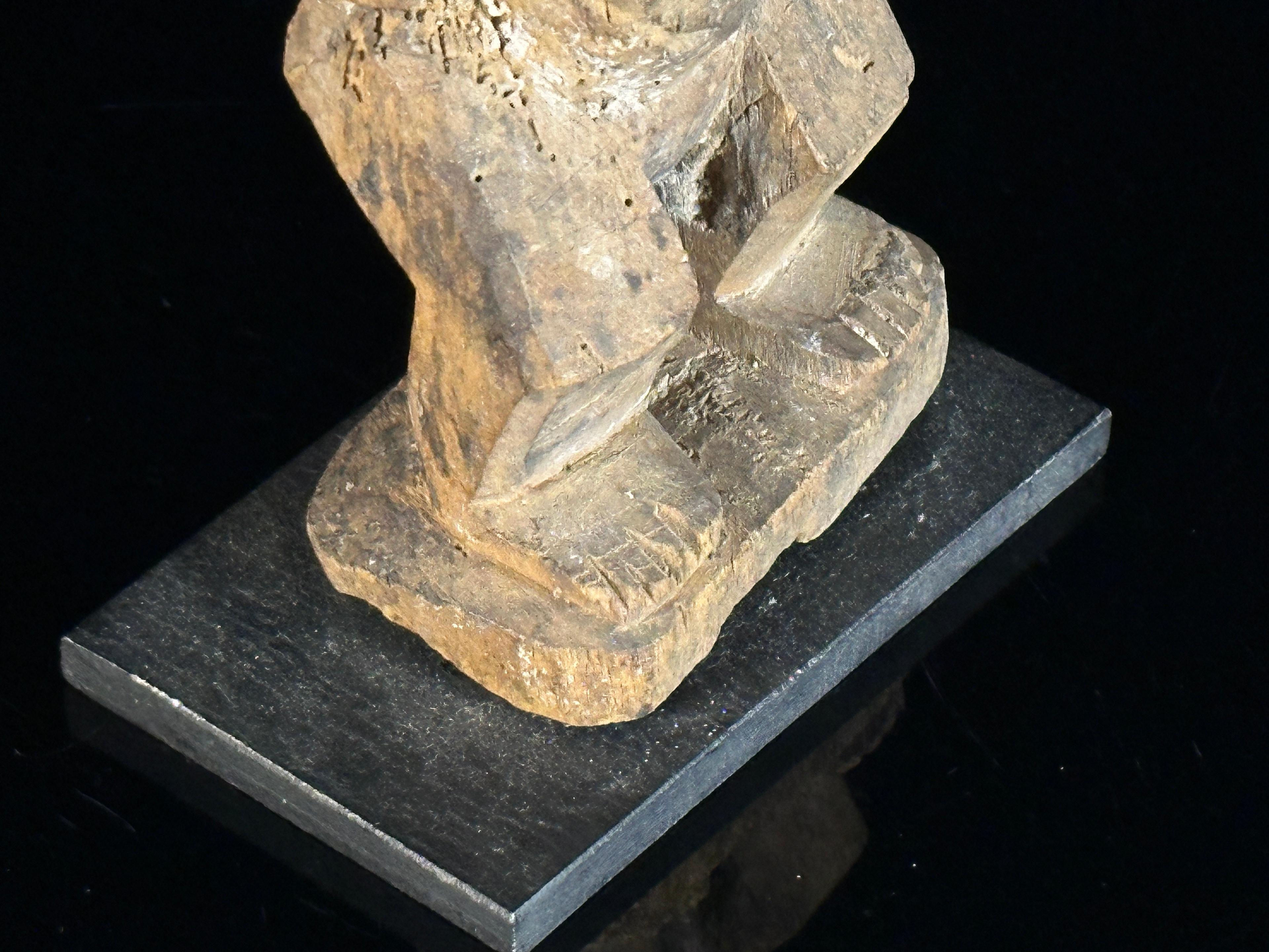 Primitive Carved Wood Ethnic Figure