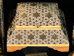 Six Hand Painted Russian Style Boxes