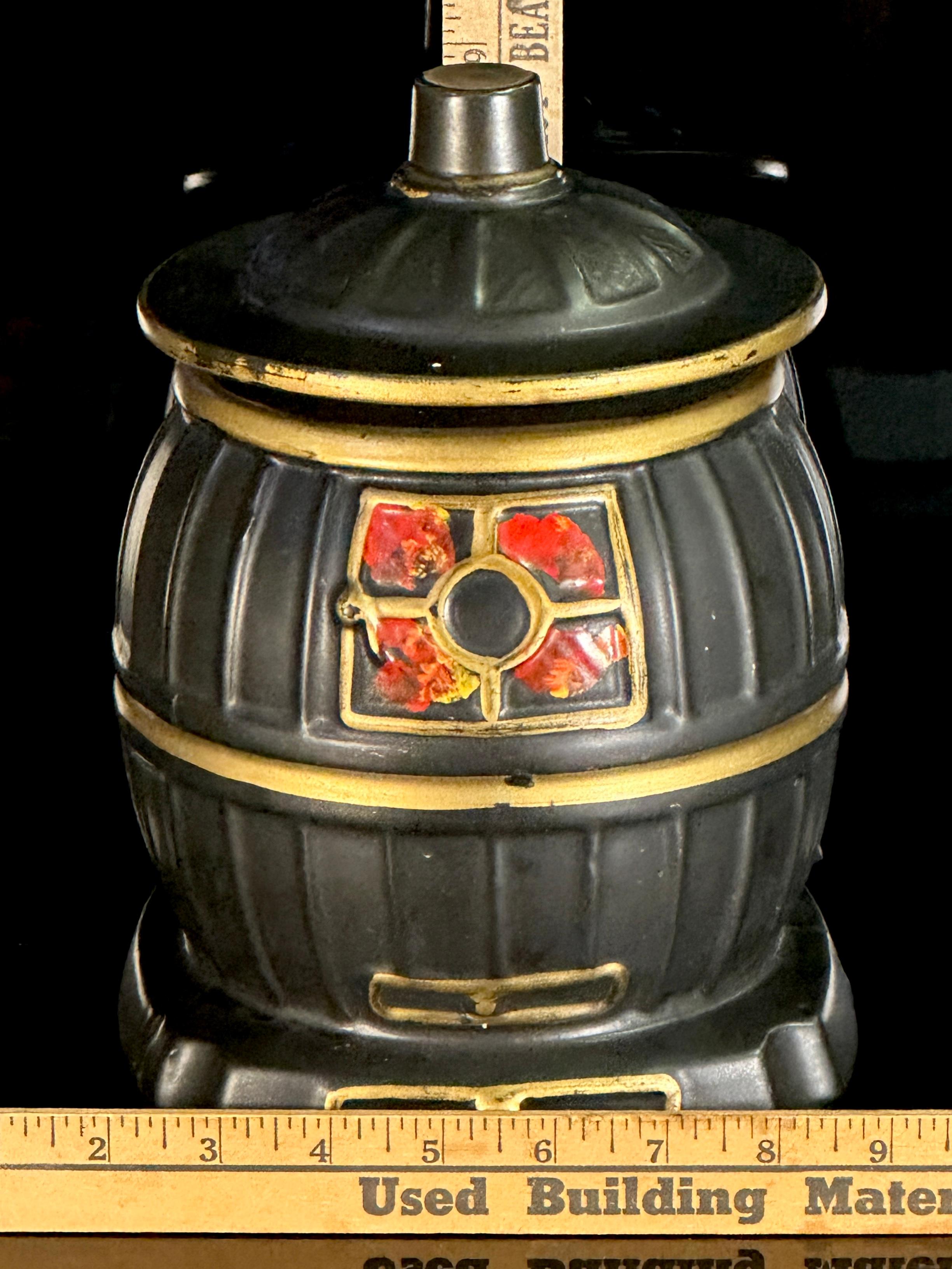 McCoy Pot Belly Stove Cookie Jar