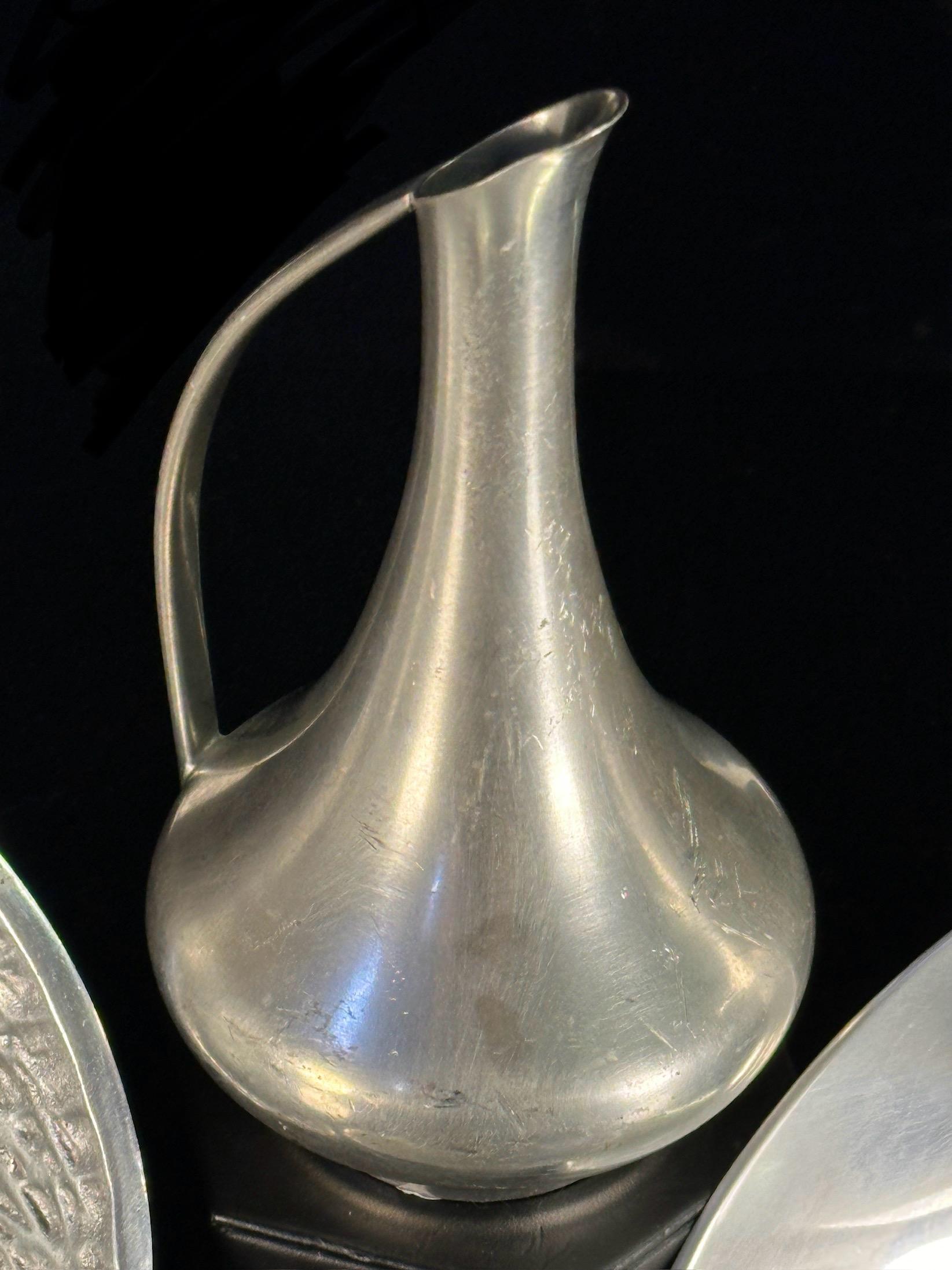 Variety of Pewter Items
