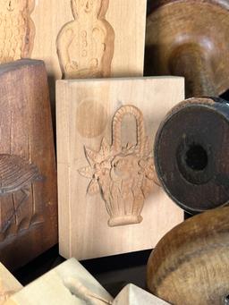 Primitive Spools and Sugar Molds