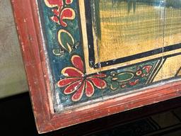 Asian Hand Painted Pannel