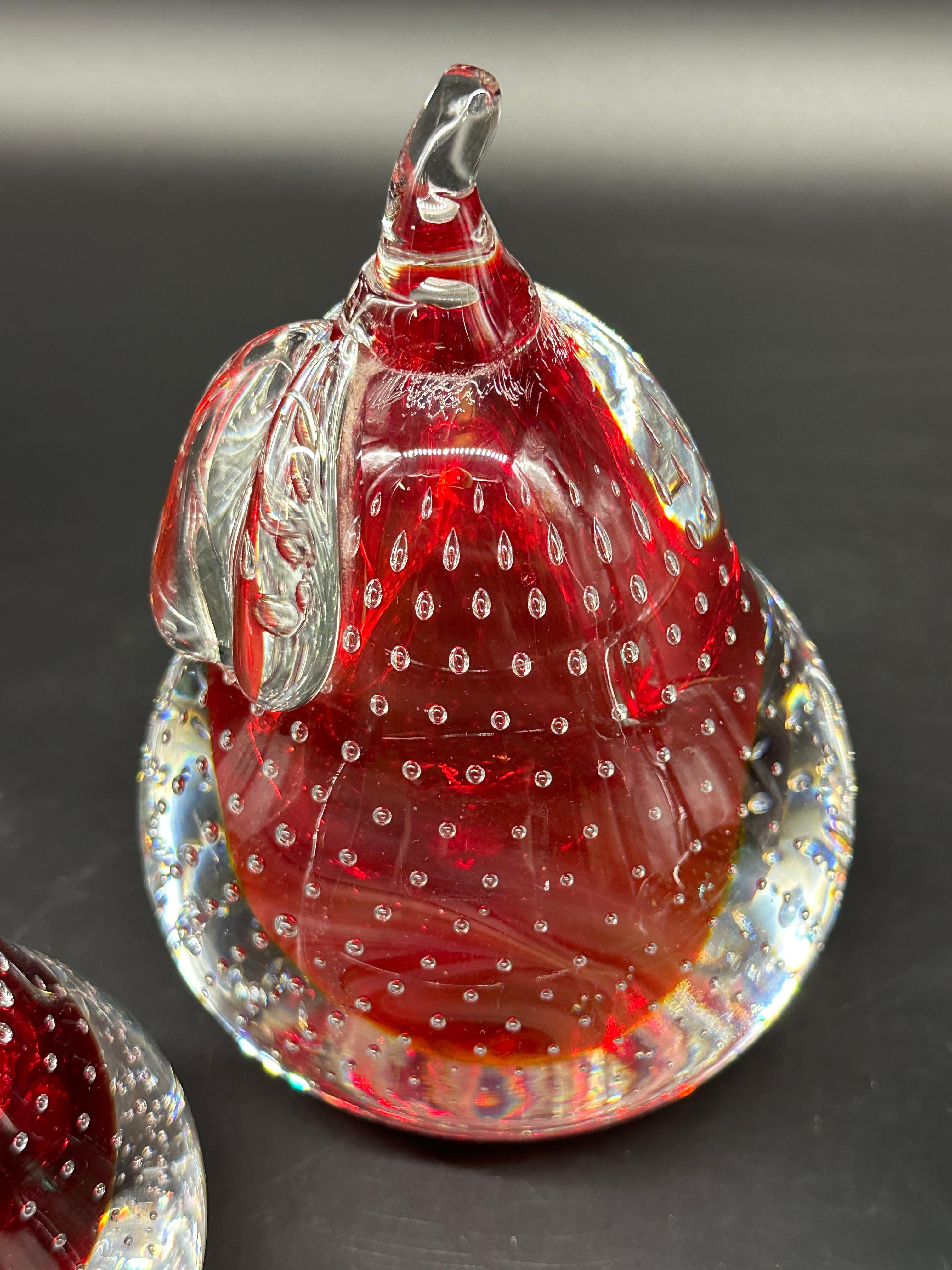 Murano Glass Fruit and Bowl