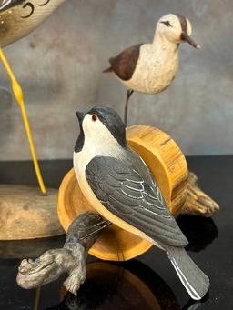 Carved Wood Birds