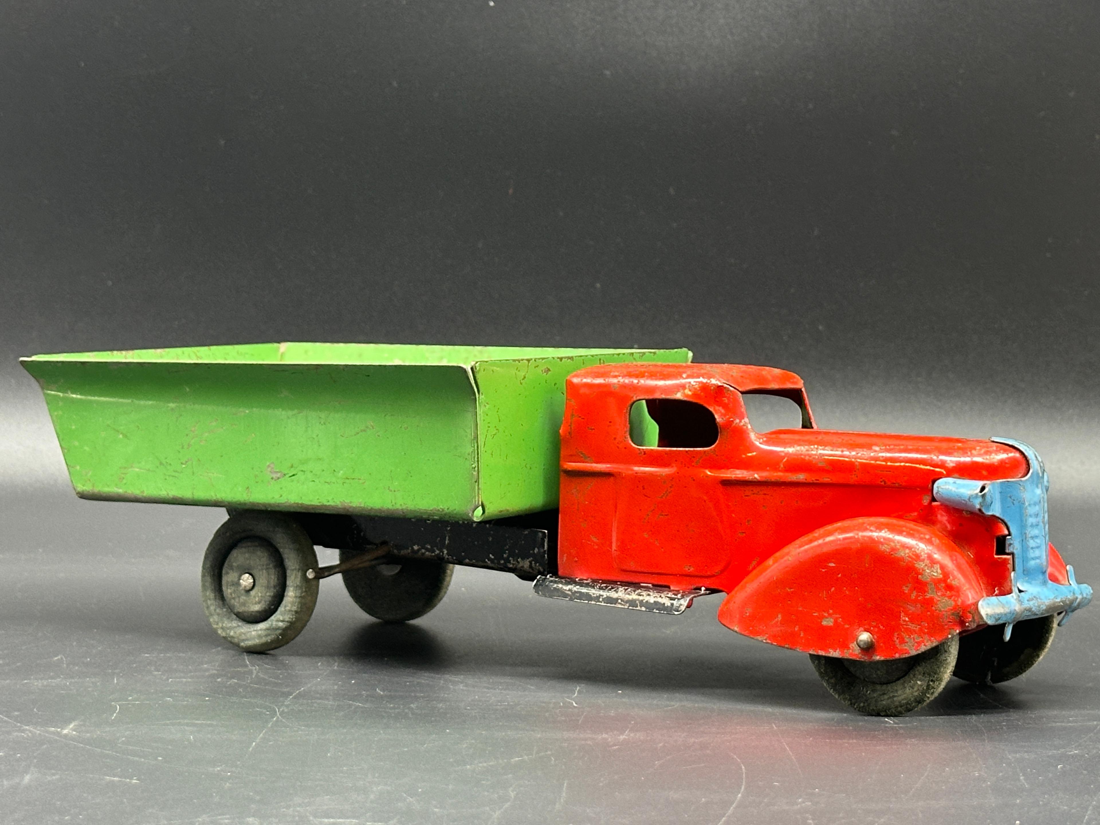 Wyandotte Pressed Steel Dump Truck