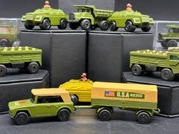 Vintage Matchbox Military Vehicle Collection