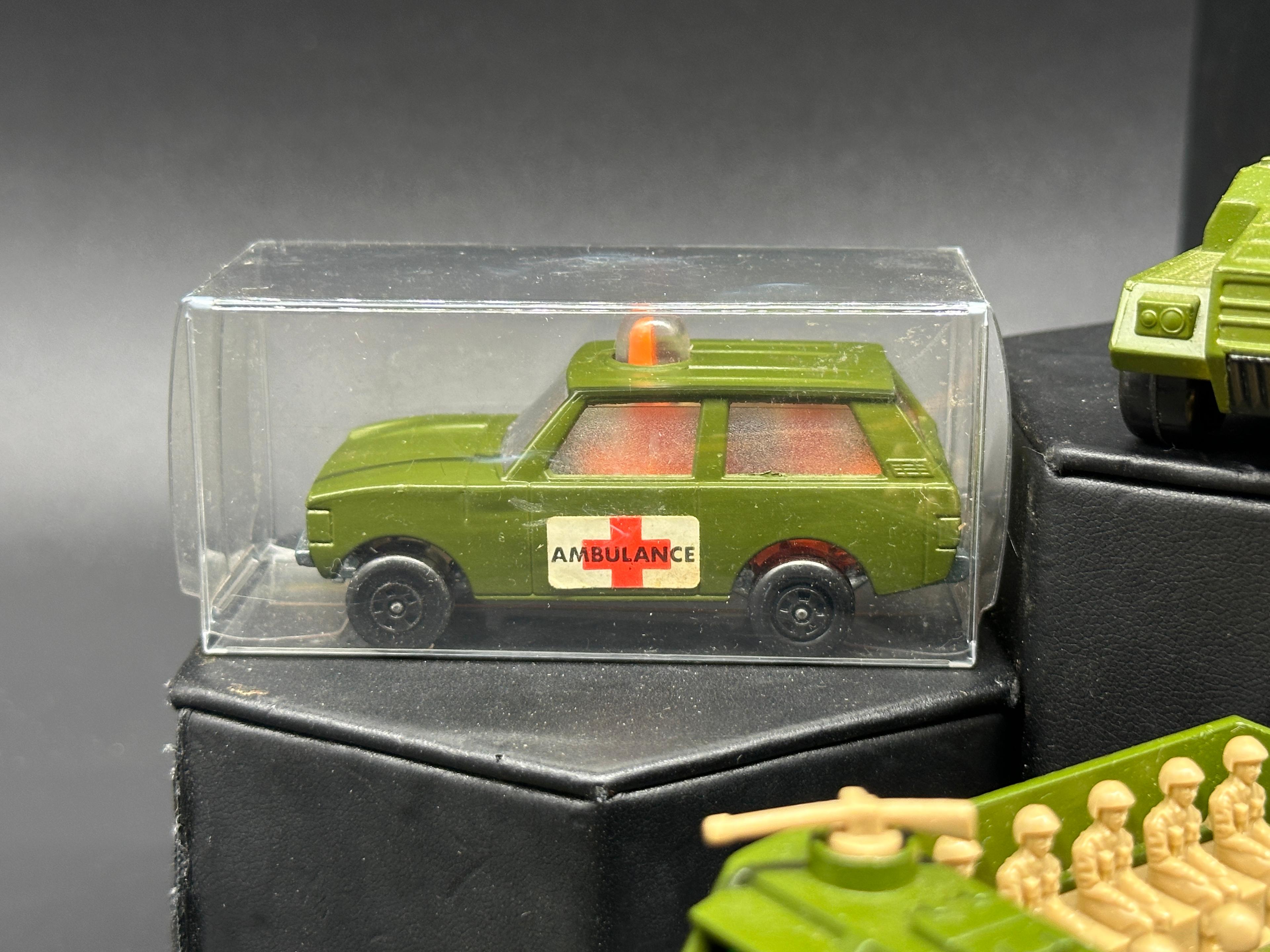 Vintage Matchbox Military Vehicle Collection