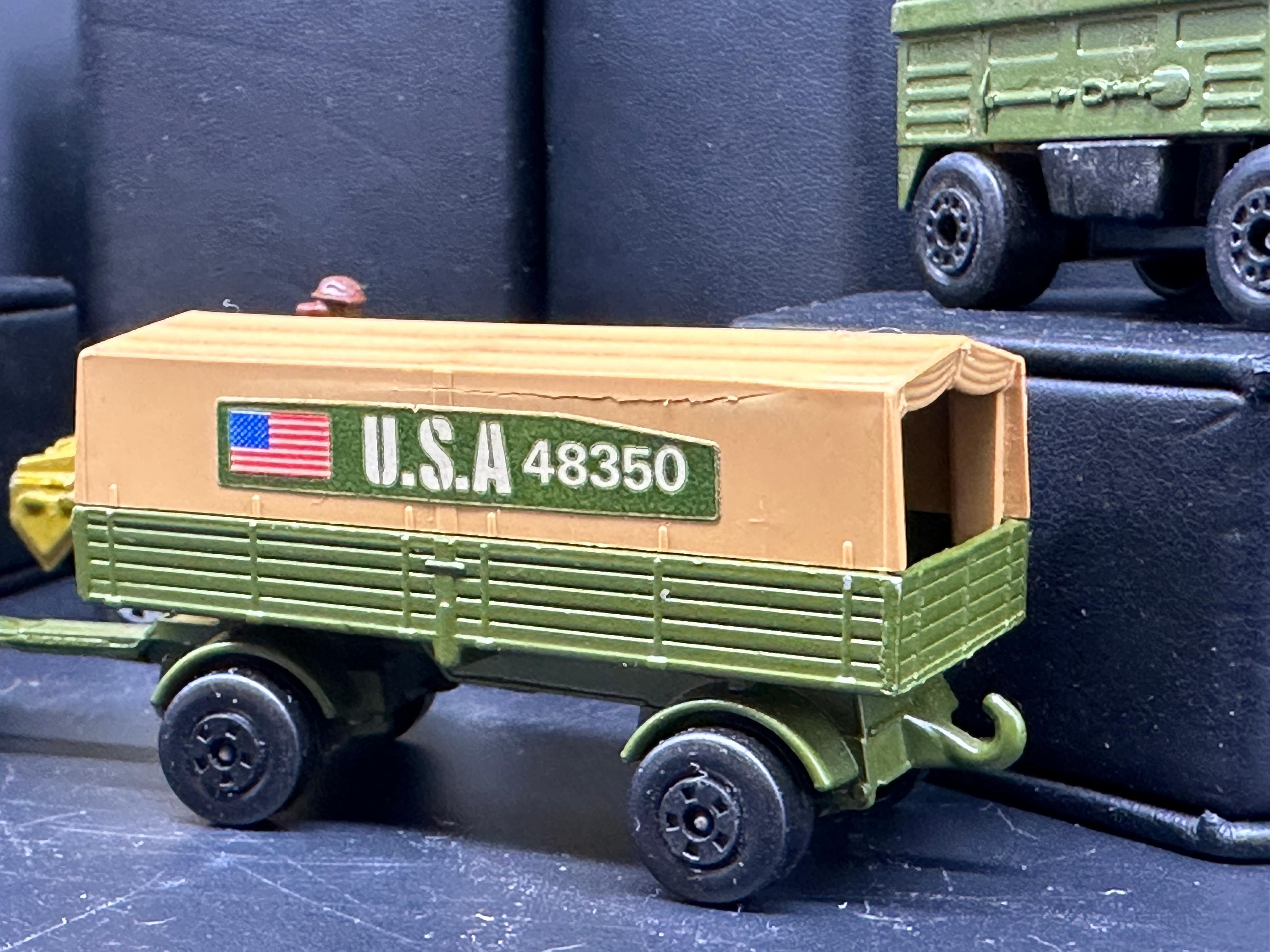 Vintage Matchbox Military Vehicle Collection