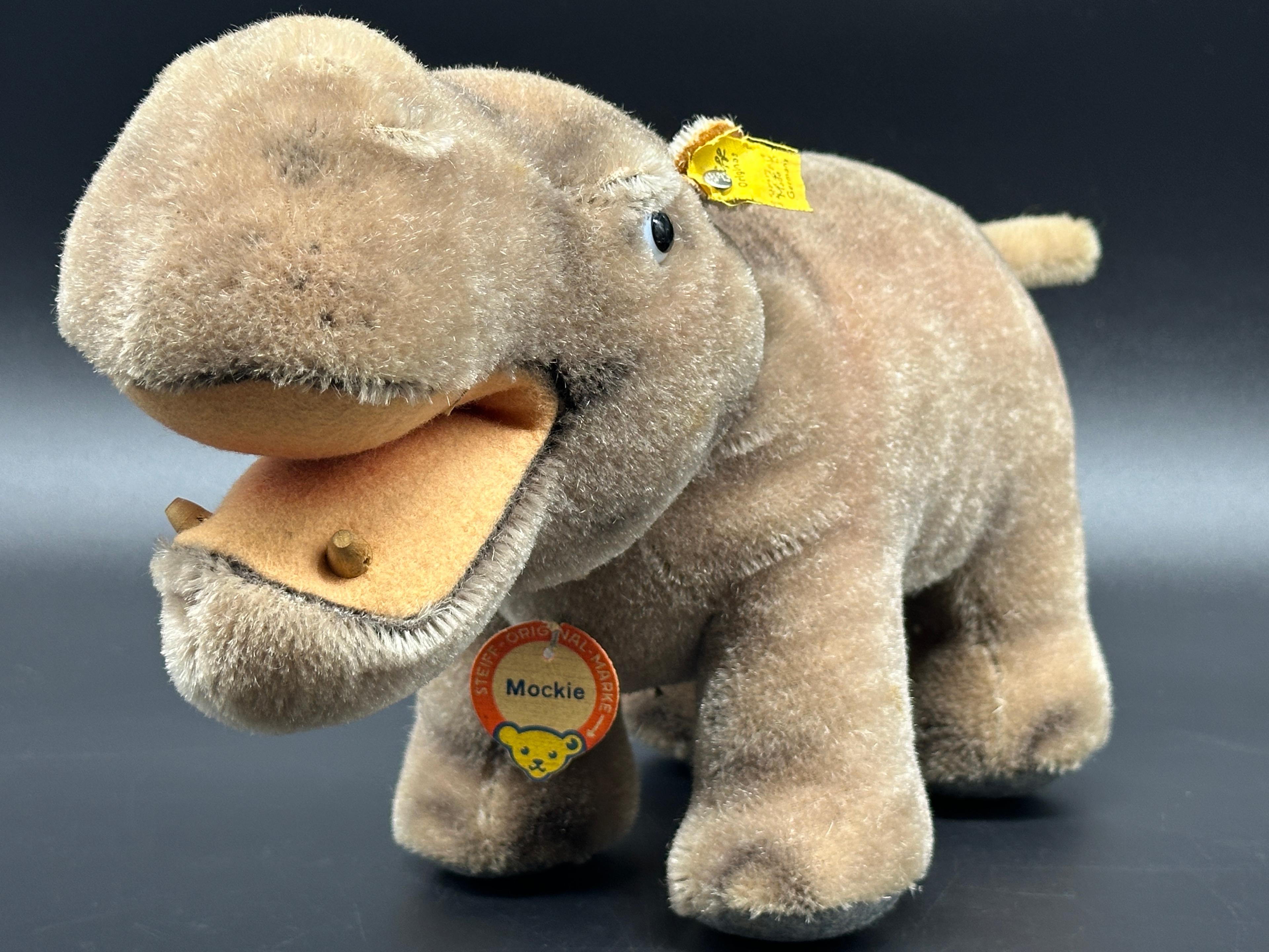 Steiff Hippo "Mockie" with Ear Tag