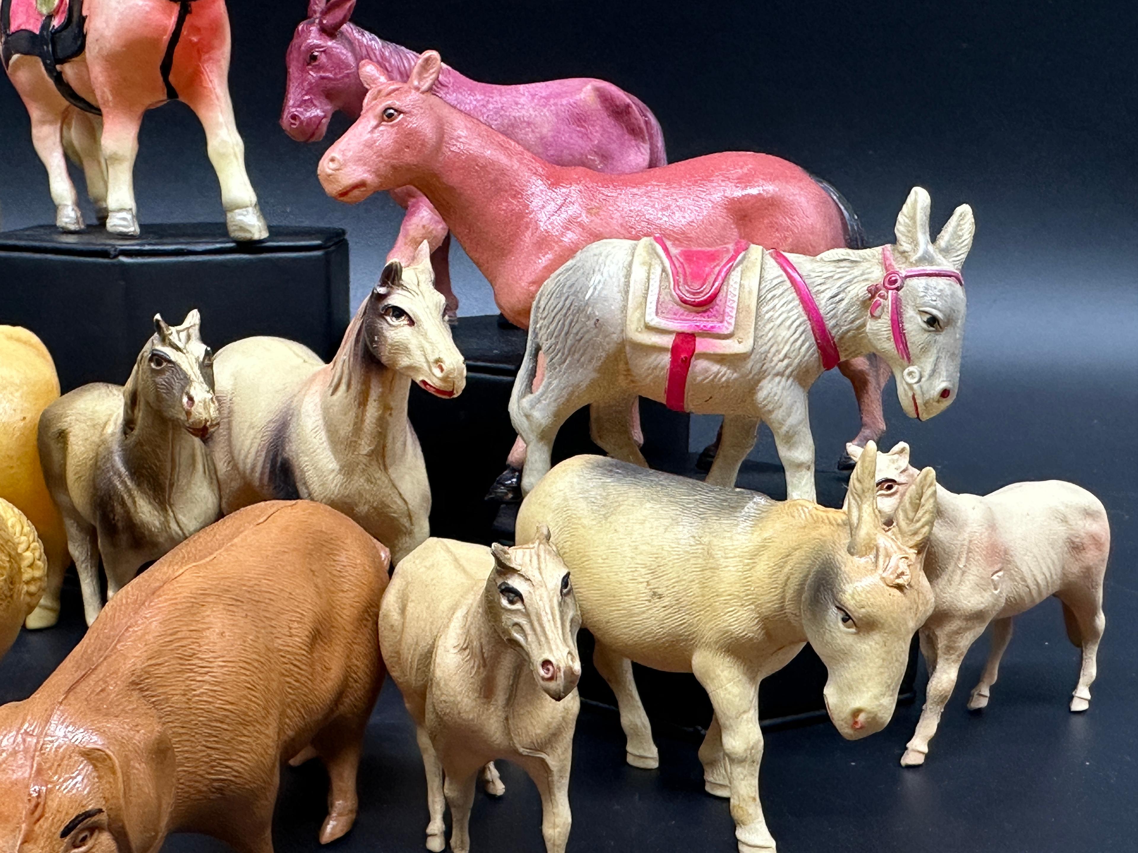 Collection of Celluloid Animal Toys