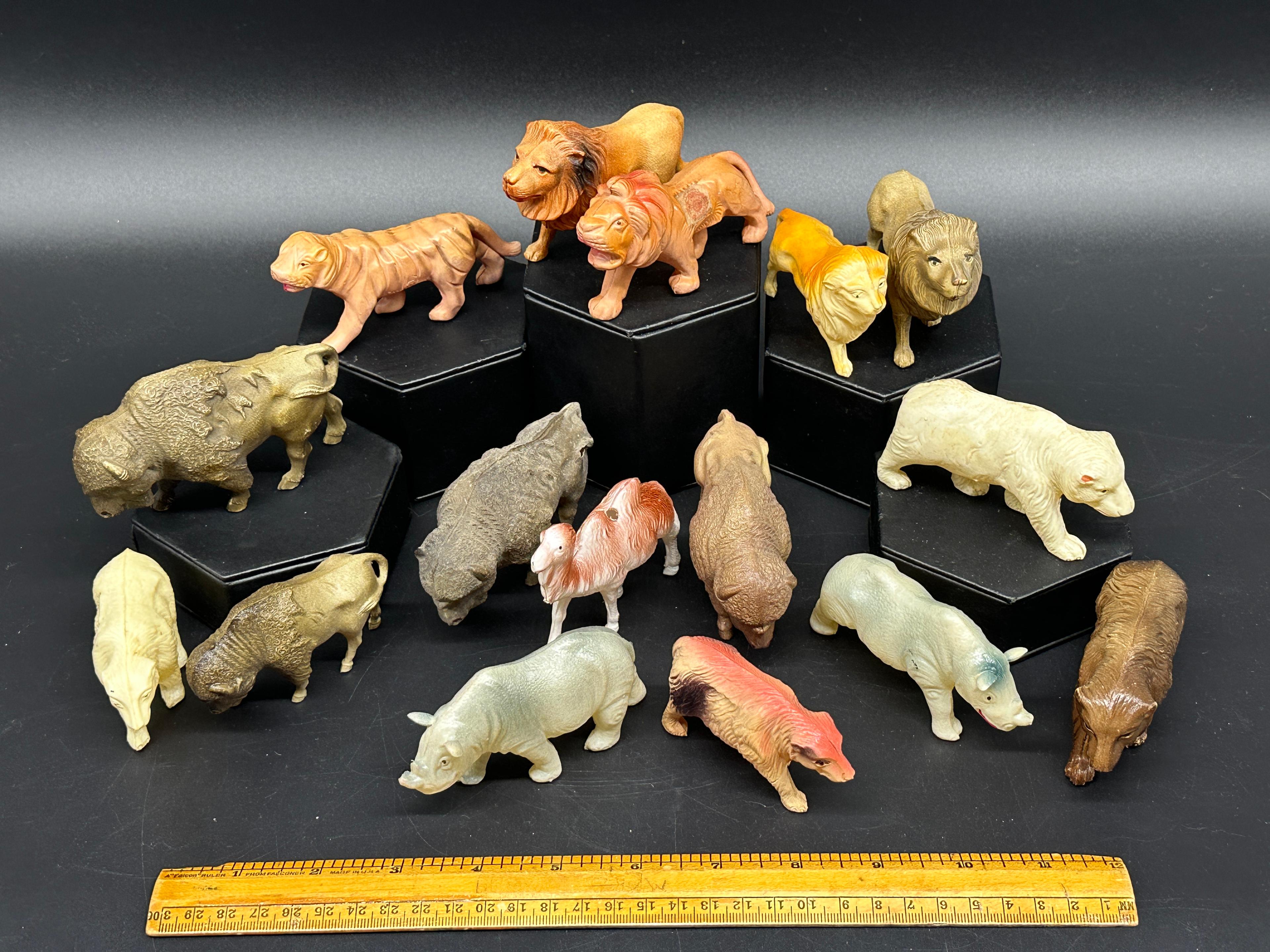 Collection of Celluloid Animal Toys