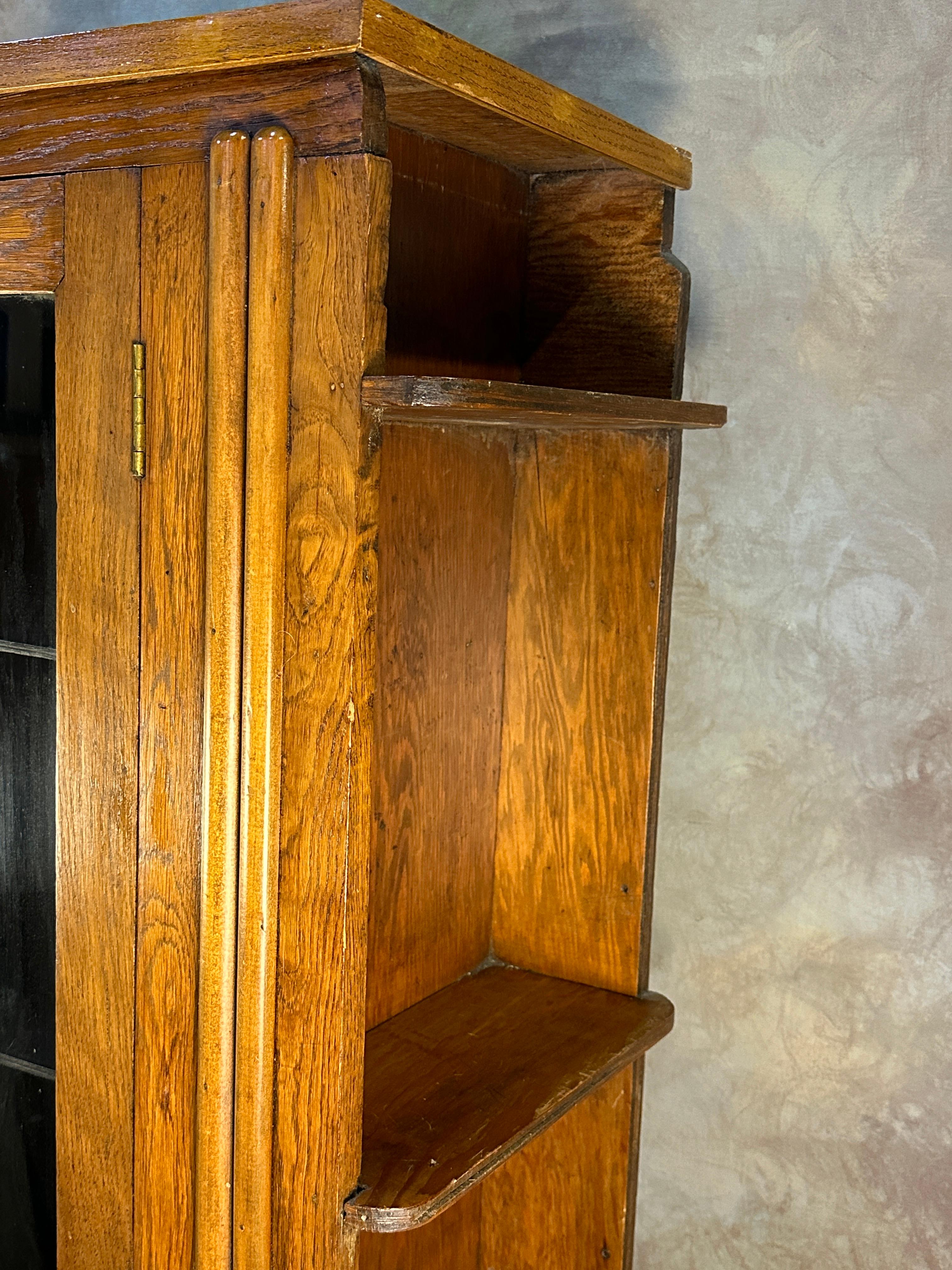 Art Deco Oak Cabinet