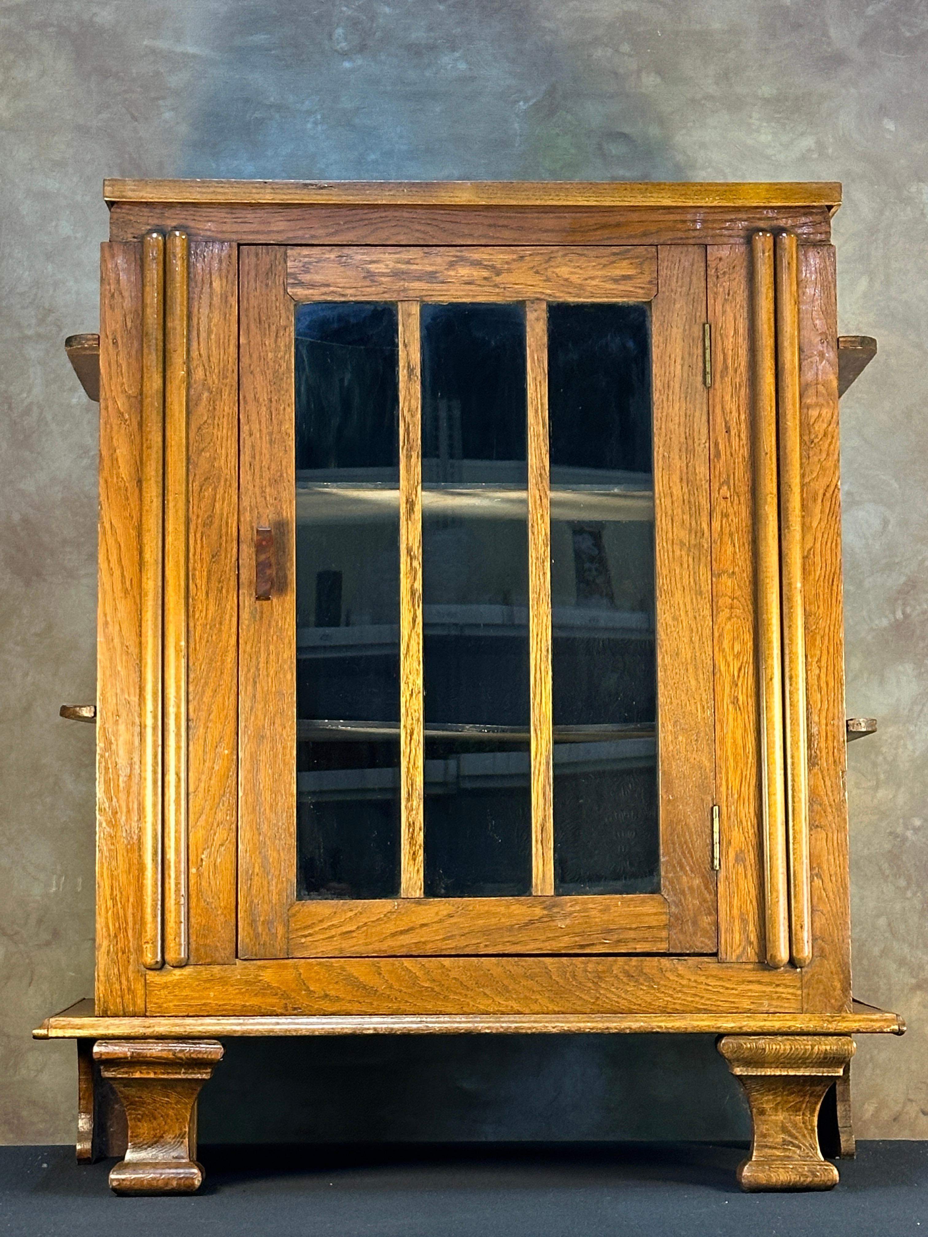 Art Deco Oak Cabinet