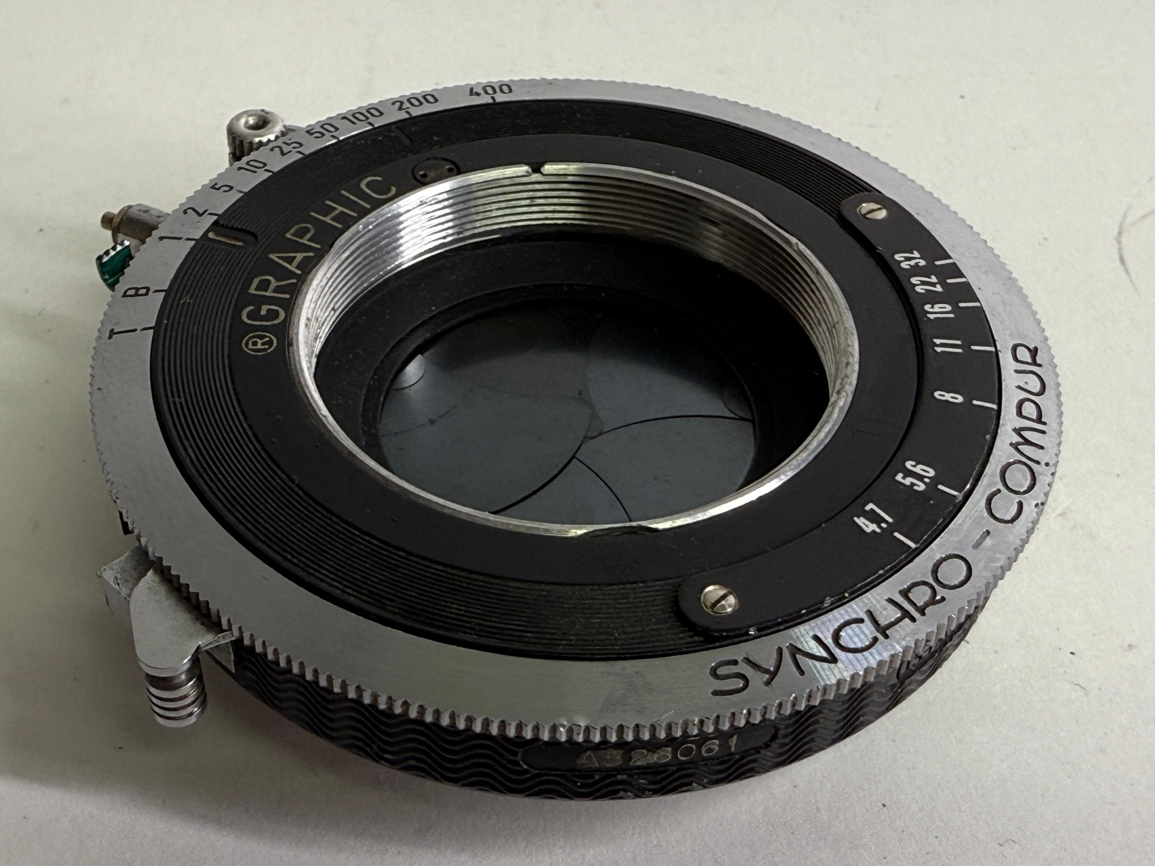 Graphic Synchro-Compur Shutter for Large Format Lens