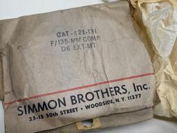 Assortment of Vintage Omega & Simmon Enlarger Condenser Lenses in Original Packaging