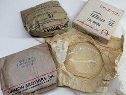 Assortment of Vintage Omega & Simmon Enlarger Condenser Lenses in Original Packaging
