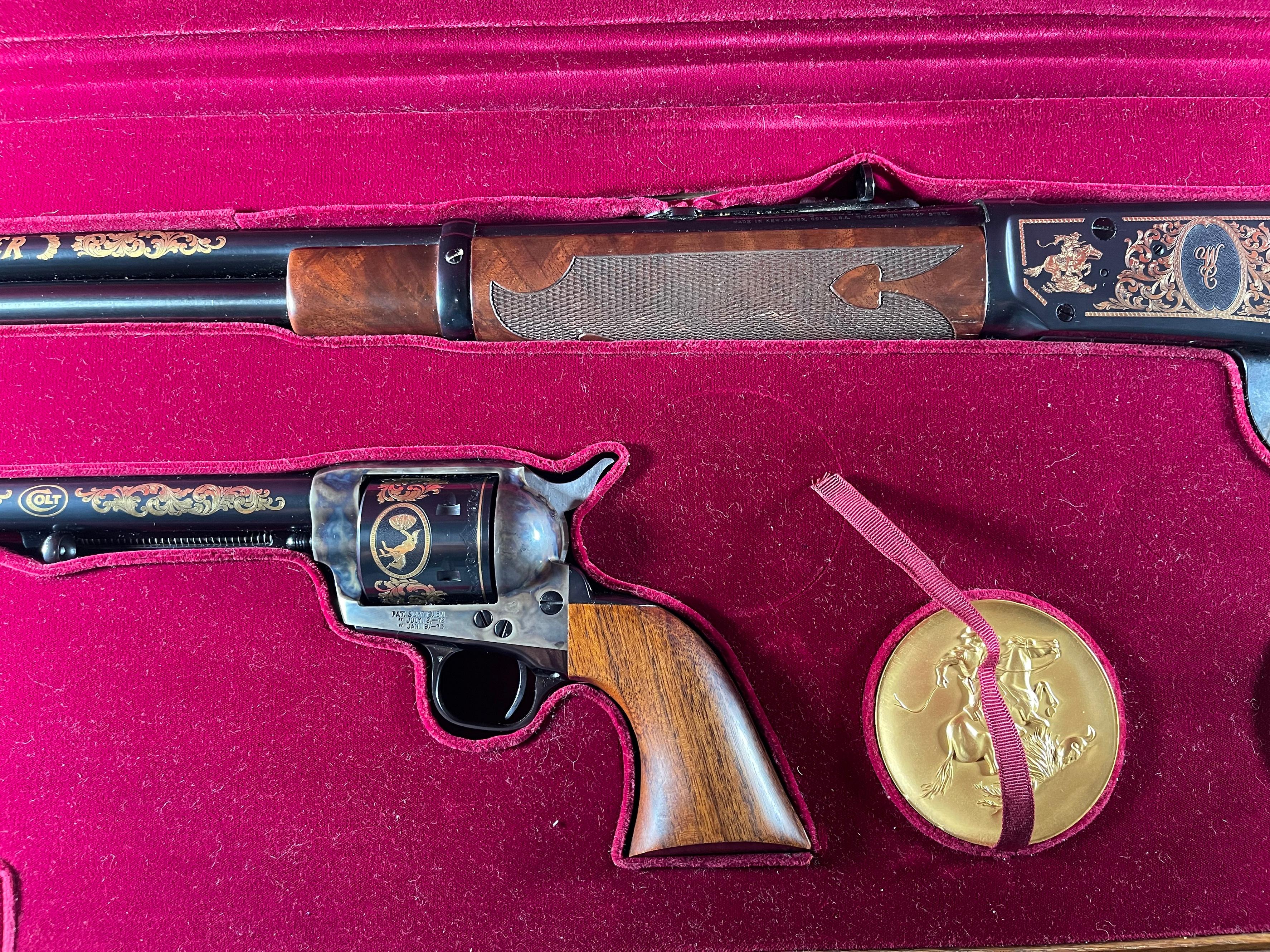 Winchester/Colt Commemorative Cased SET    Mdl 94 Rifle/SAA    848WC  .44-40