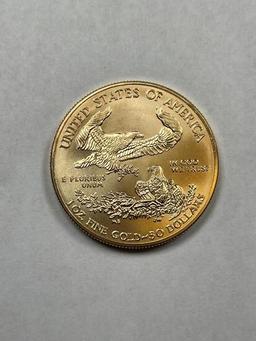 2009  US  $50 St. Gaudens Type Gold Coin