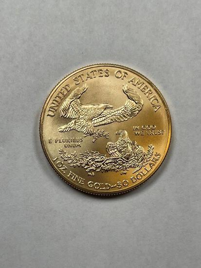 2009  US  $50 St. Gaudens Type Gold Coin