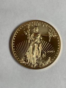 2009 Us $50 Gold Eagle Coin **st. Gaudens Type**