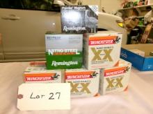 10 Ga Shells, Winchester 3- Full Boxes + 20 Shells, Remmington 1- Full Box 109 rds