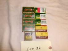 22 Cal Shells 9- Full  plus a small box