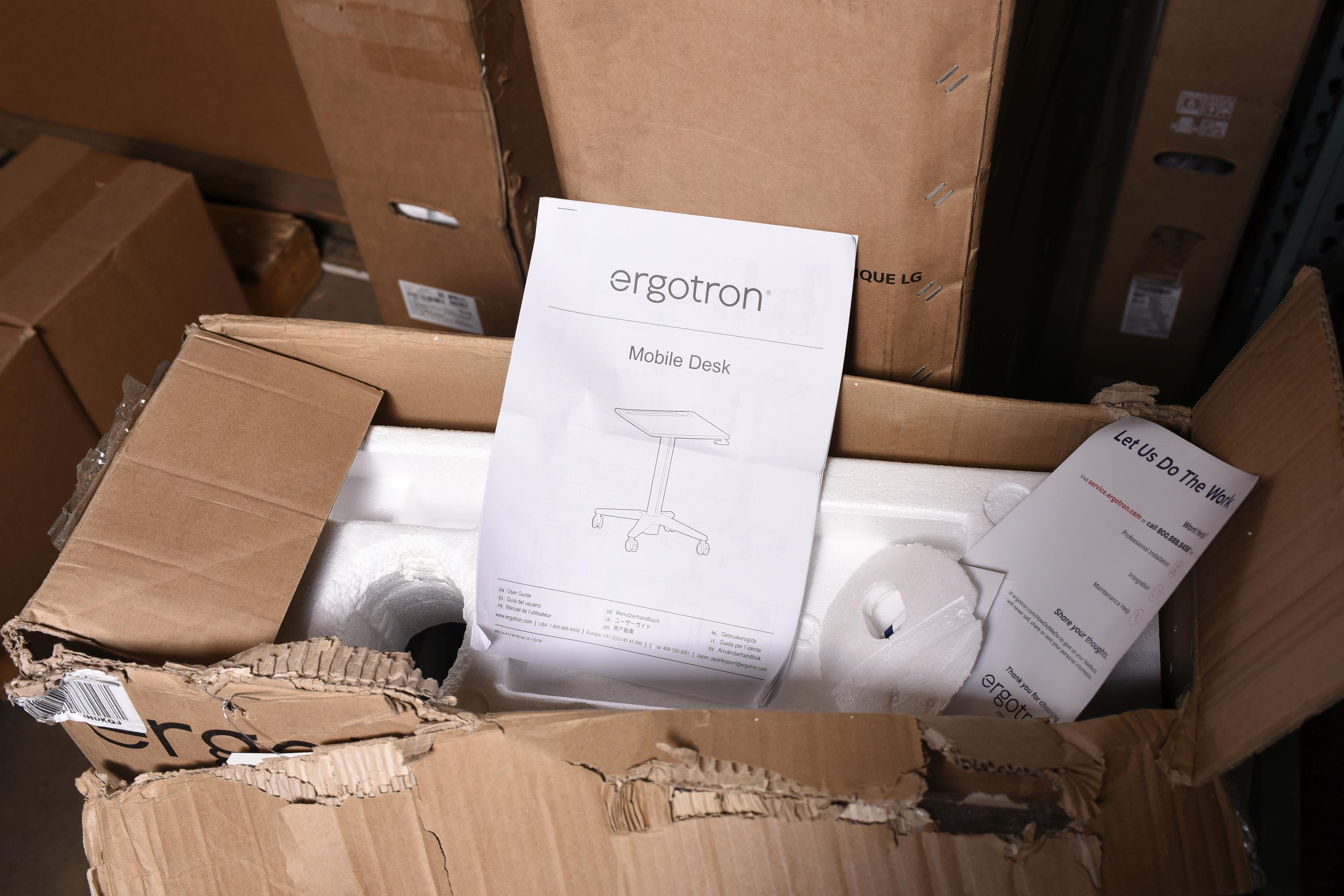 Ergotron Mobile Desk