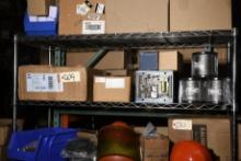 Shelf lot of Misc. Ultra Guard, Stainless Cable, CSR NC100 Controller