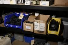 Large lot of Motorola radio chargers microphones and power supplies