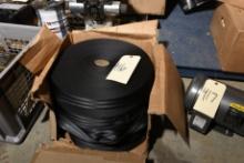 Black seat belt strapping 5 rolls