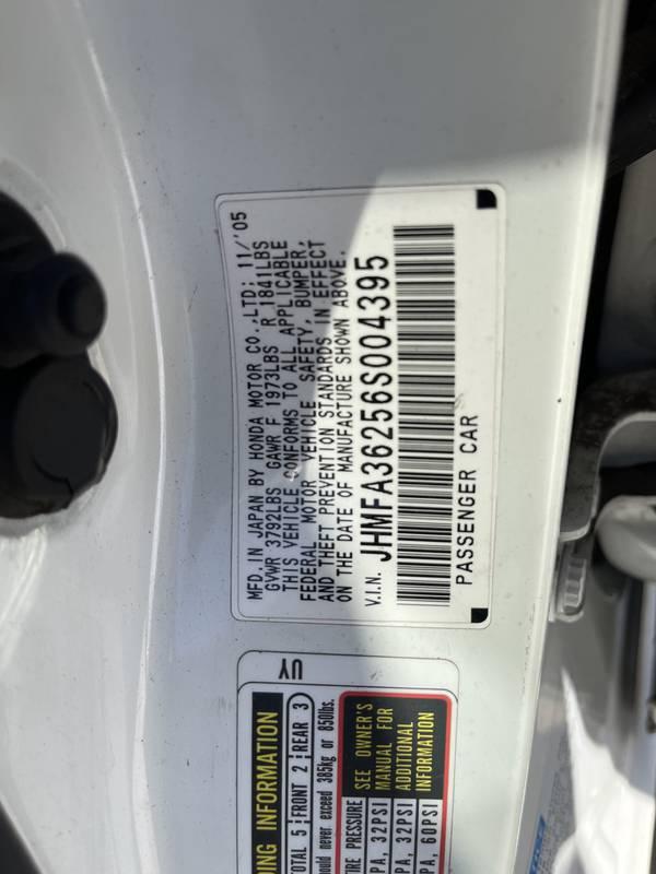 2006 Honda Civic Hybrid 4 Door Sedan